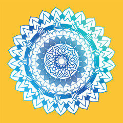 round ornamental round lace pattern