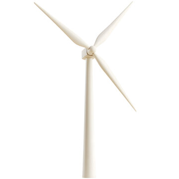 recommend clip art: wind turbine isolated on white