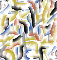 Geometric design seamless pattern