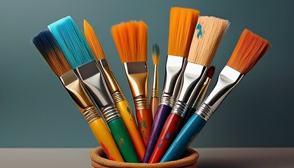 Fototapeta premium PAintbrushes