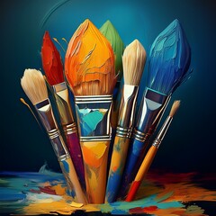 Obraz premium PAintbrushes