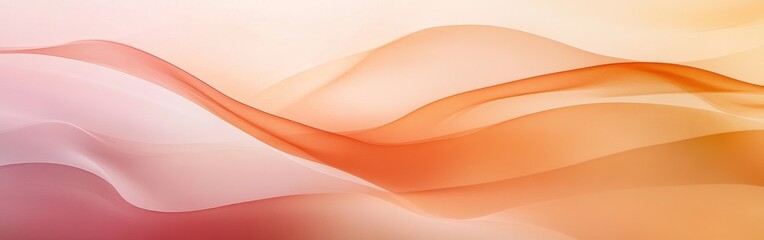 Soft pencil strokes create a gentle gradient intertwining shades of pink, orange, and peach