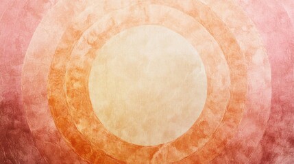 Elegant circular gradient transitioning from soft peach to light cream, creating a calming atmosphere for design projects