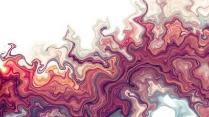 Abstract ink swirling in water, creating vibrant patterns, aesthetic,green