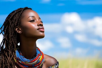 A beautiful young woman from tanzania