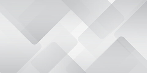 Fototapeta premium White vector gradient abstract banner design. Vector abstract graphic design banner pattern presentation background web template. Modern luxury pattern of geometric white and gray color background.