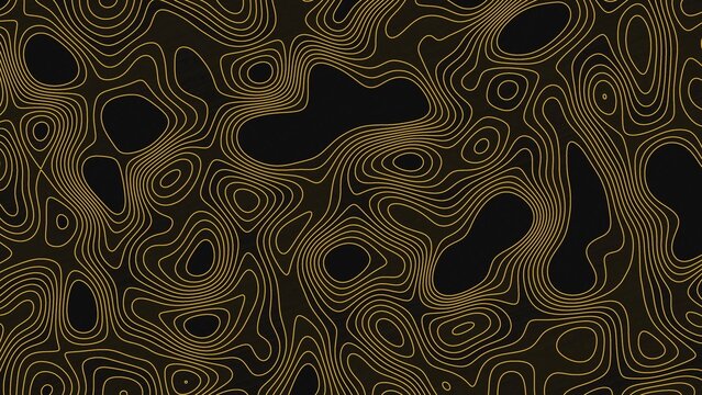 Wavy Topography Animated Lines Background (Customizable)