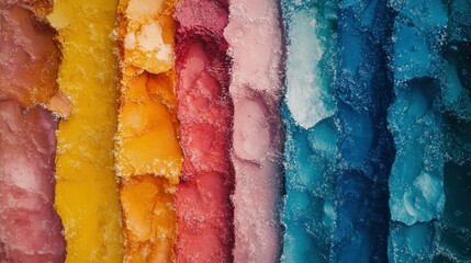 Aerial View of Colorful Tulip Fields Captured by Drone
