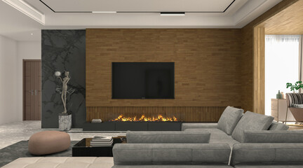Modern Living Room Interior