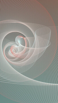 Abstract threads in space.