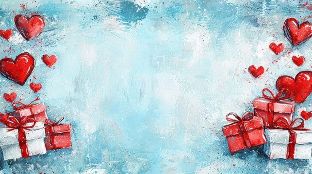 Celebrating love and joy heartfelt gift ideas for special occasions home digital art bright colors