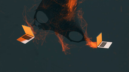 Two AI-powered laptops driving digital creativity