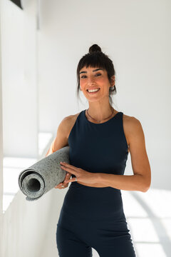 Beautiful yoga instructor