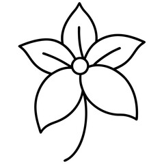 black and white flower