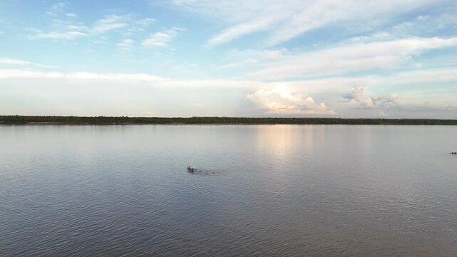 atardecer, cayak, RIO URUGUAY, SAN JOSE, ENTRE RIOS, ARGENTINA