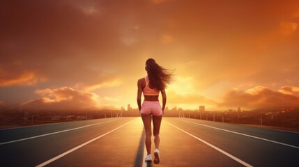 Active athletes celebrate collaboration, happy individuals in group fitness, motion with smoke, sports screenshot.