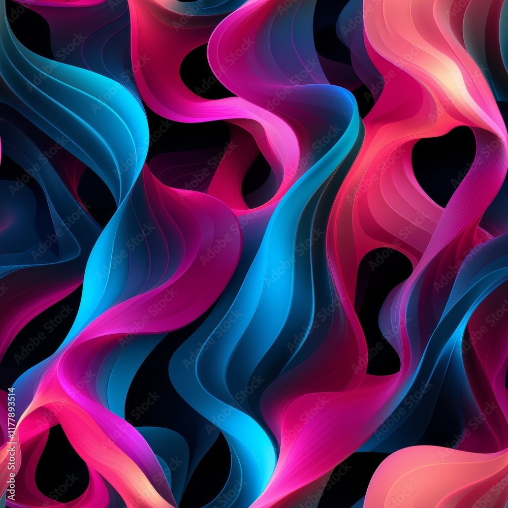 Poster abstract background with overlapping light reflections creating intriguing flare patterns