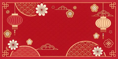 chinese new year illustration background