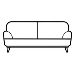 sofa isolated on white background