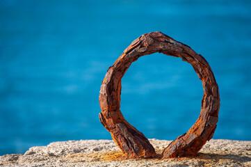 Fototapeta premium rusty metal chain