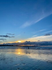 Obraz premium sunset over the sea