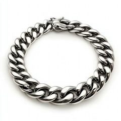Obraz premium Silver Chain Isolated