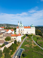 Fototapeta premium Monastery of Klosterneuburg in Lower Austria during summer.