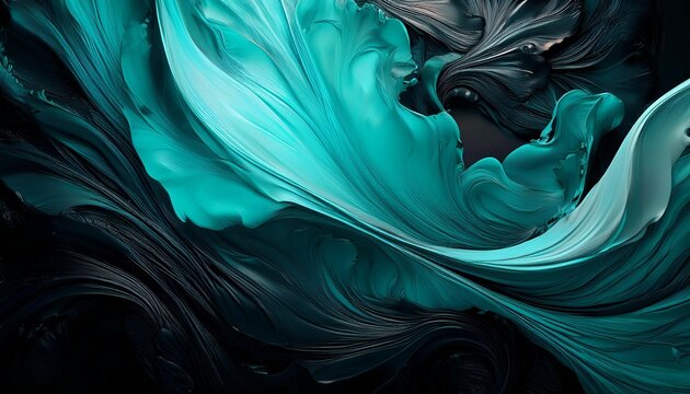 abstract teal and black background
