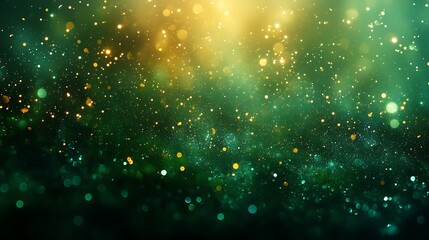 Green glitter sparkling festive background