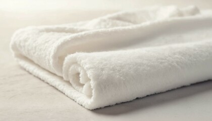 Minimal white paper placed over soft fleece texture with dreamy blur effect