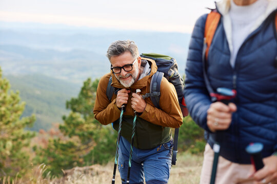 Man ran out of breath on the mountain