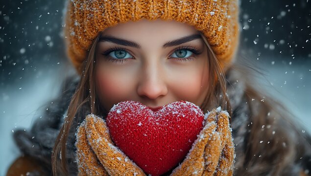 Person Holding a Heart, Conveying Love and Compassion


