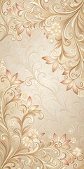 Delicate Floral Swirl Pattern