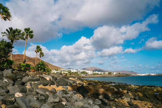 Looking towards Playa Blanca, Lanzarote.