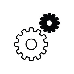 Gear vector icon