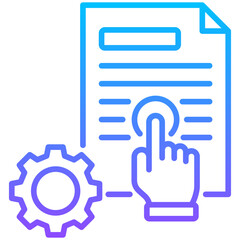 Fototapeta premium Implement Icon