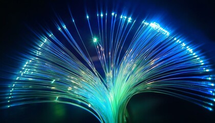 abstract background with glowing lines