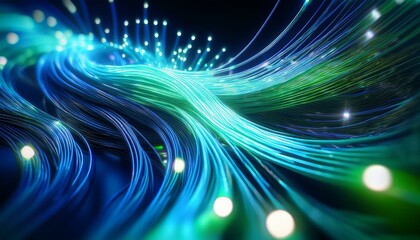 abstract background with glowing lines