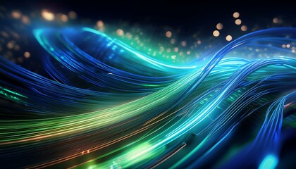 abstract background with glowing lines