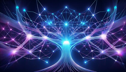neural network tech background