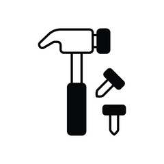 Hammer vector icon