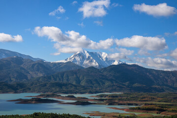 mountain, mountains, algeria, africa, landscape, nature, sky, panorama, outdoor, peak, hill, background, scenery, view, travel, rock, forest, valley, beautiful, hiking, adventure, scenic, tourism.