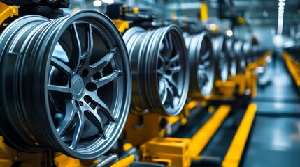 High-Tech Automotive Wheel Manufacturing Process