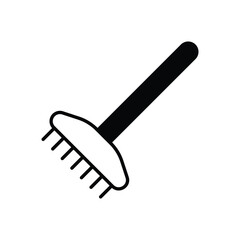Rake vector icon