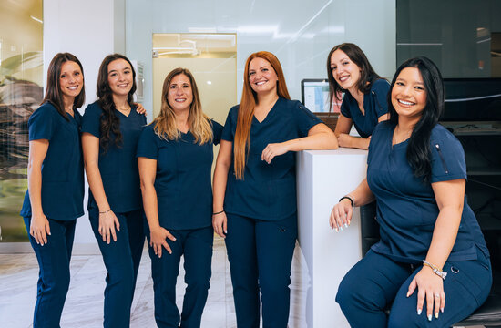 Professional Dental Team at a Modern Clinic