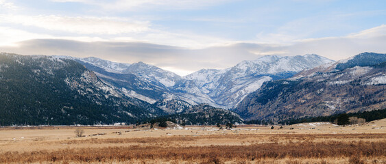 Panorama of Rocky Mountain National Park