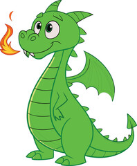green dragon cartoon