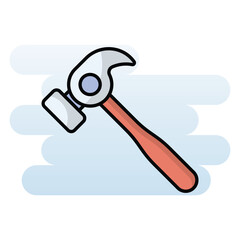 Hammer vector icon