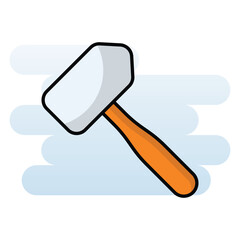  Sledge Hammer vector icon