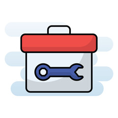 Toolbox vector icon